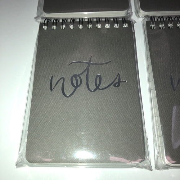 MSPCI Set of 4 Luxe Holiday Mini Journals Silver Spiral 100 Sheet Note Pads NEW! - Picture 8 of 12